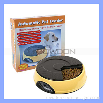 4 Meal Tray Programmable Timer Automatic Pet Dog Cat Feeder / Water Tray / Bowls